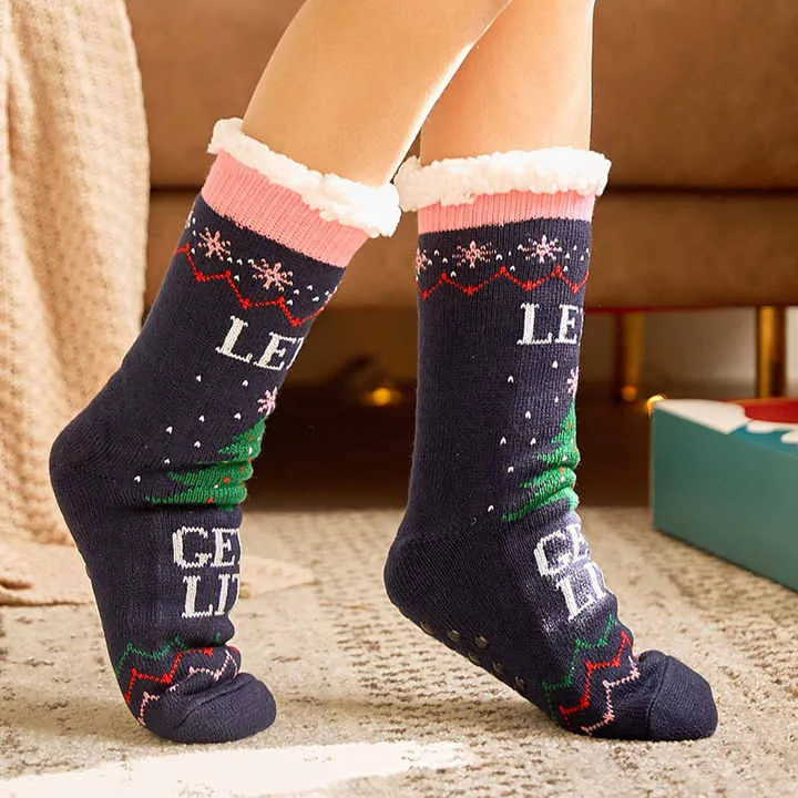 جوارب شتوية سميكة مخملية,Thick velvet winter socks