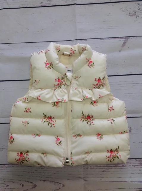Baby Gap Cream & Pink Vest
