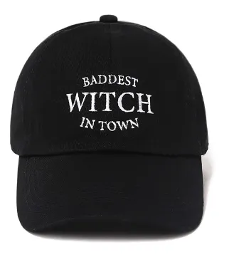 Baddest Witch Ball Cap, Black