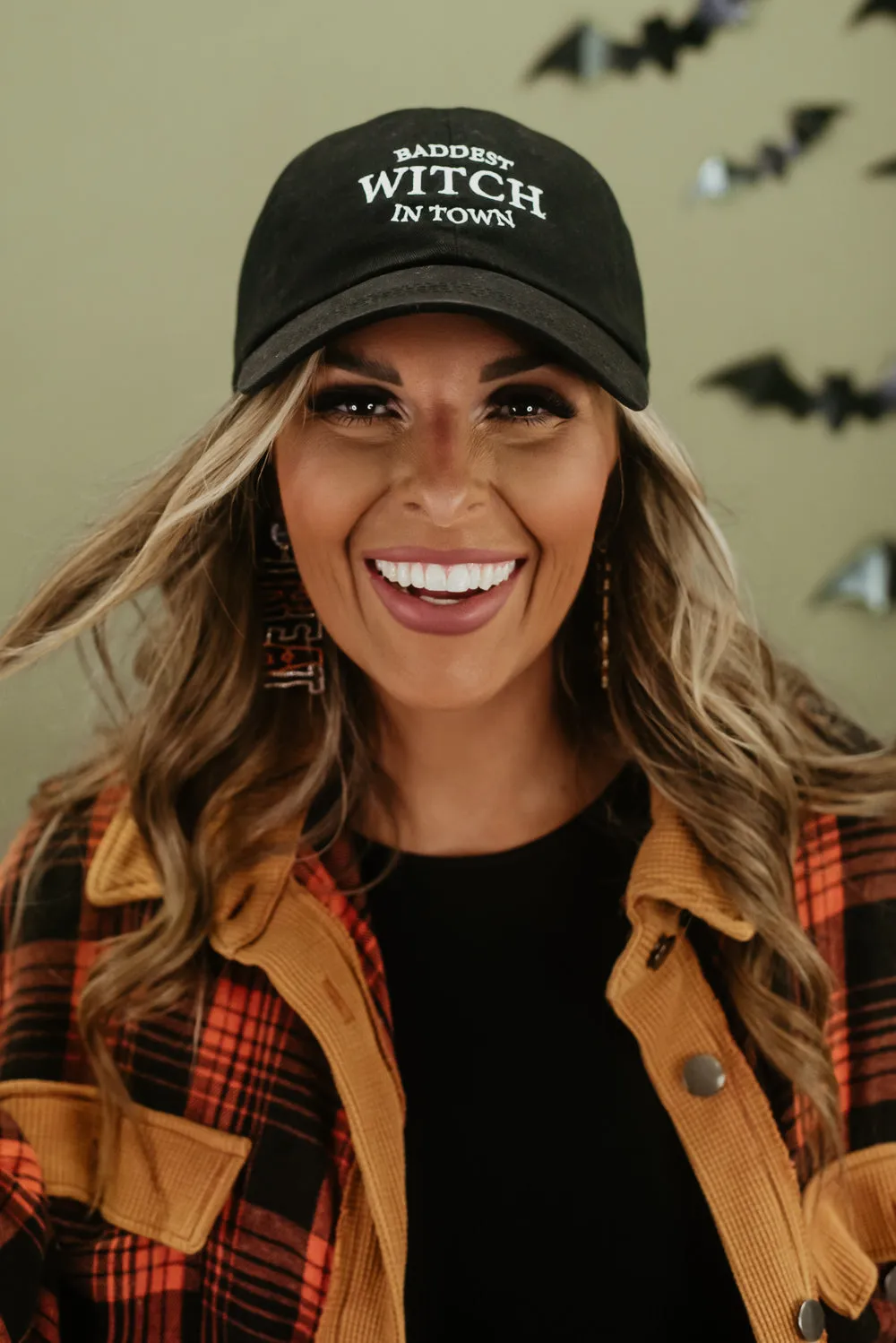 Baddest Witch Ball Cap, Black