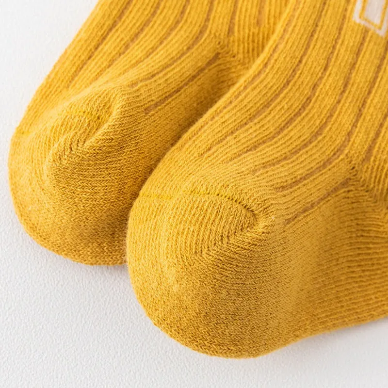 Knit Letter Kids Socks