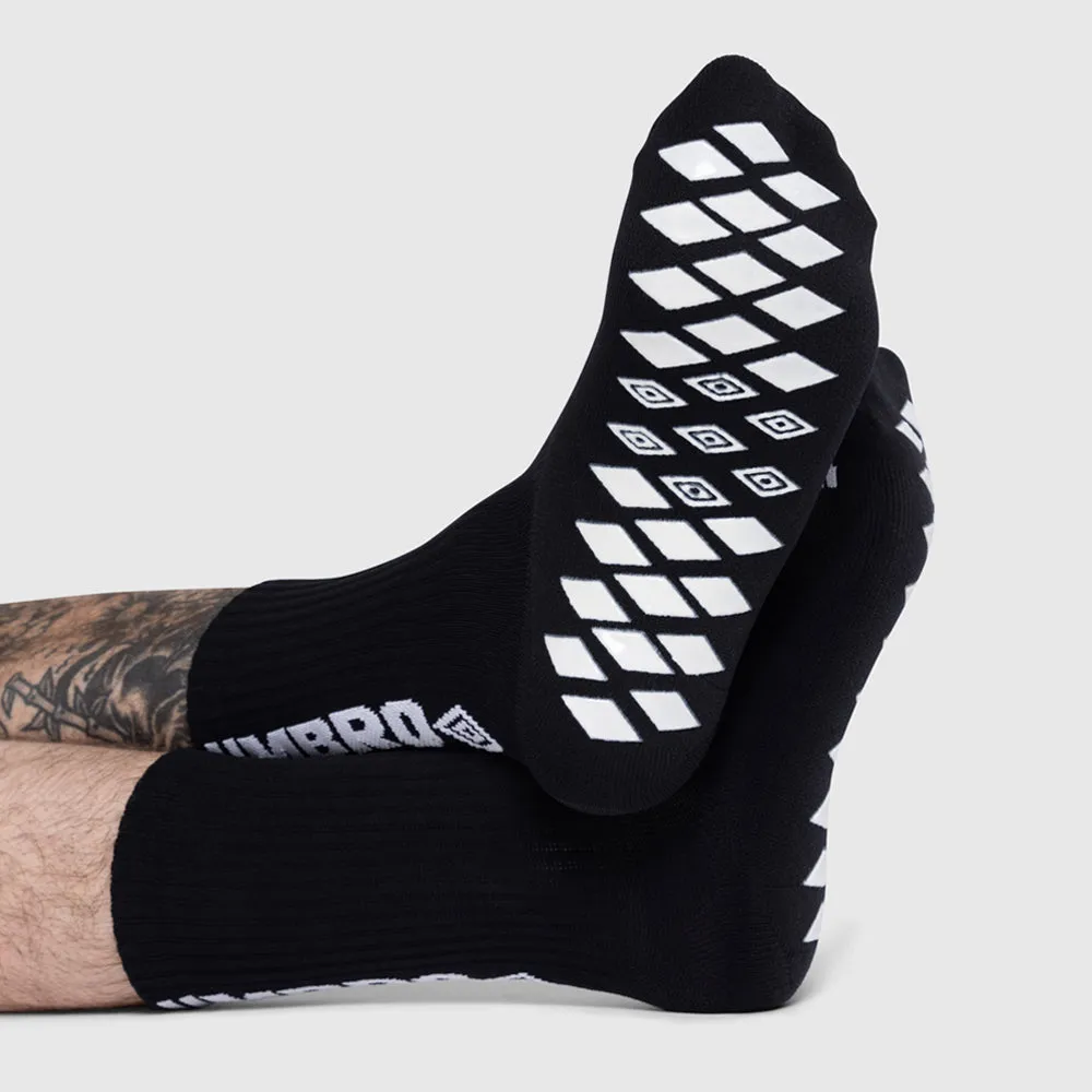 Mens Football Grip Socks 1 Pack - Black