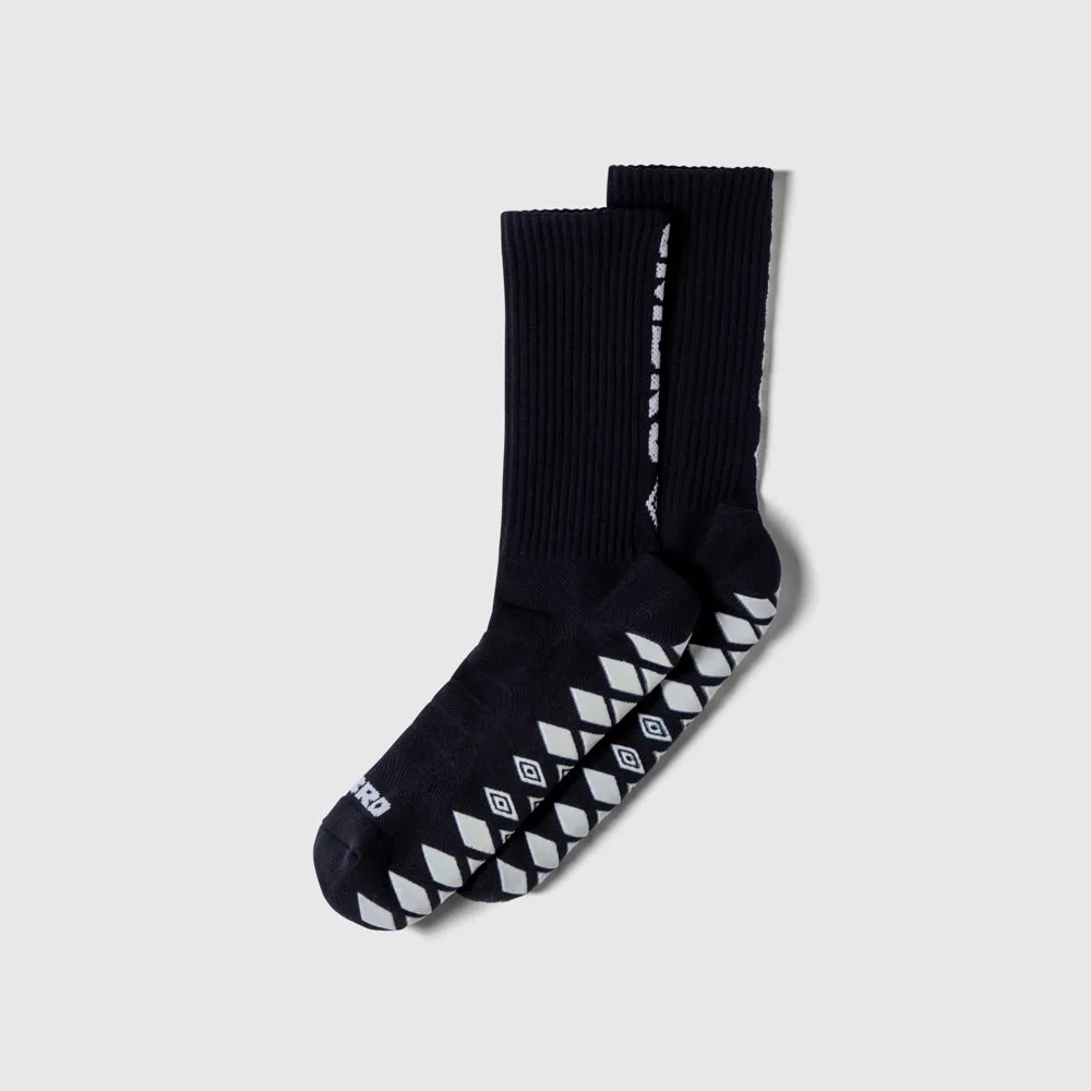 Mens Football Grip Socks 1 Pack - Black