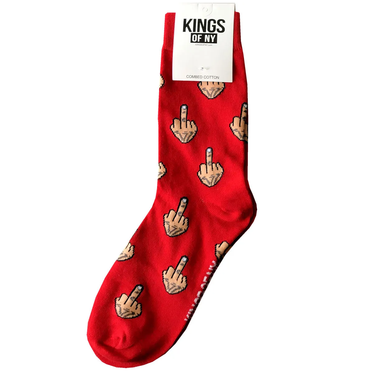 Middle Finger Mens Socks