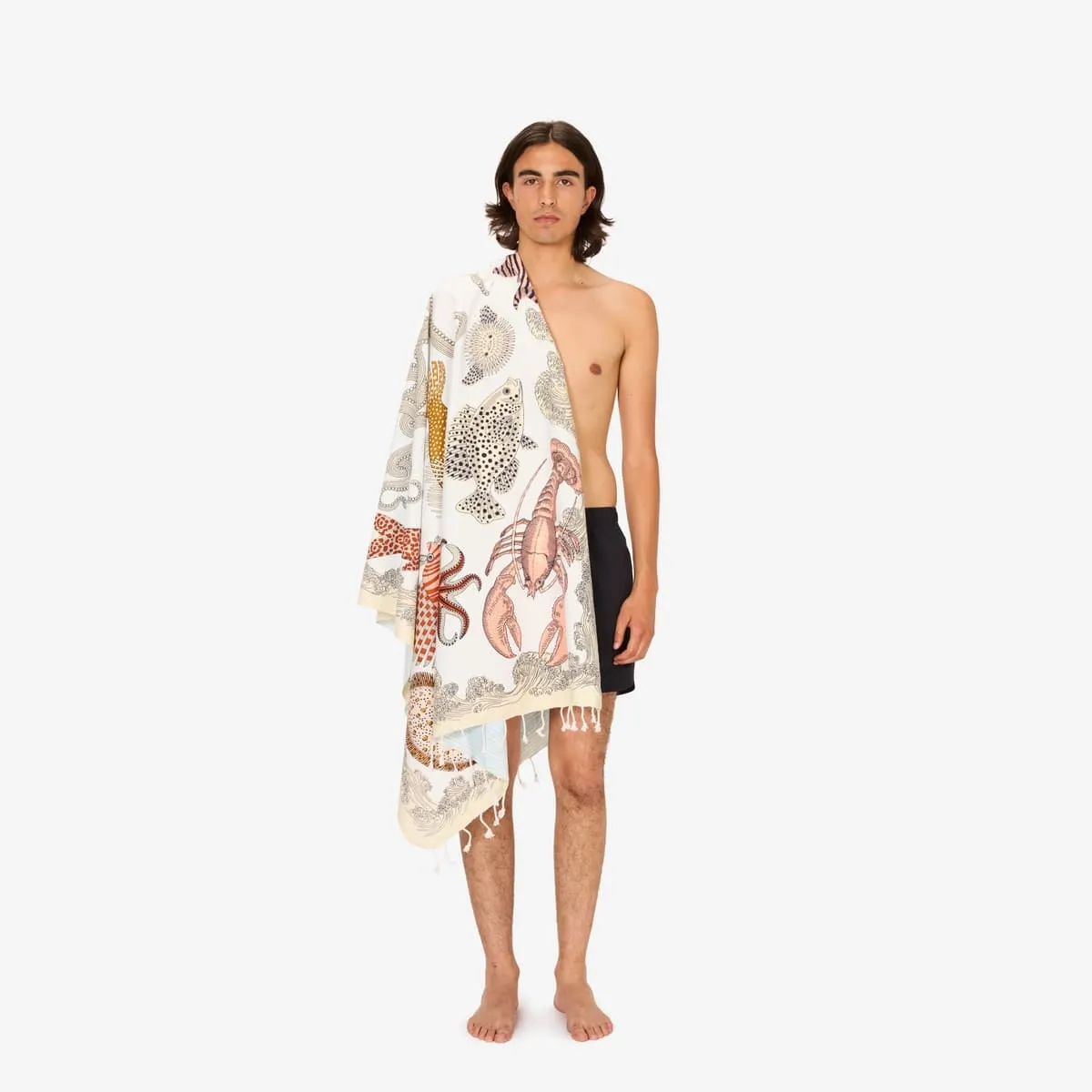 Poseidon Towel in Natural
