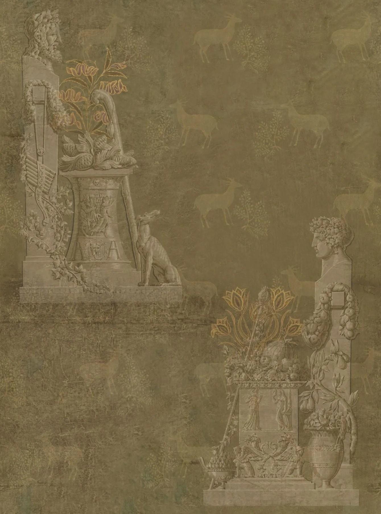 Sculptural Wallpaper