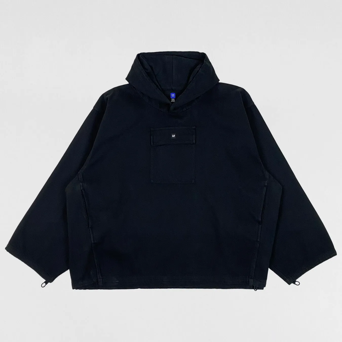 YGEBB 2022 Sateen Hooded Anorak In Black